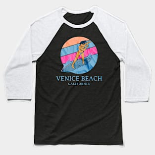 Venice Beach California Vintage Baseball T-Shirt